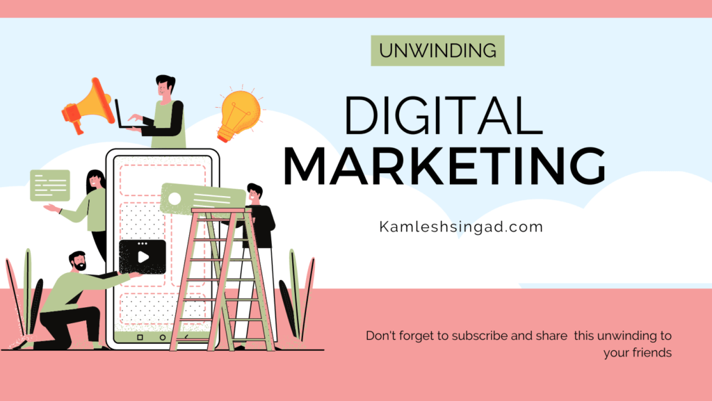 Green Illustrated Marketing Blog Facebook Cover